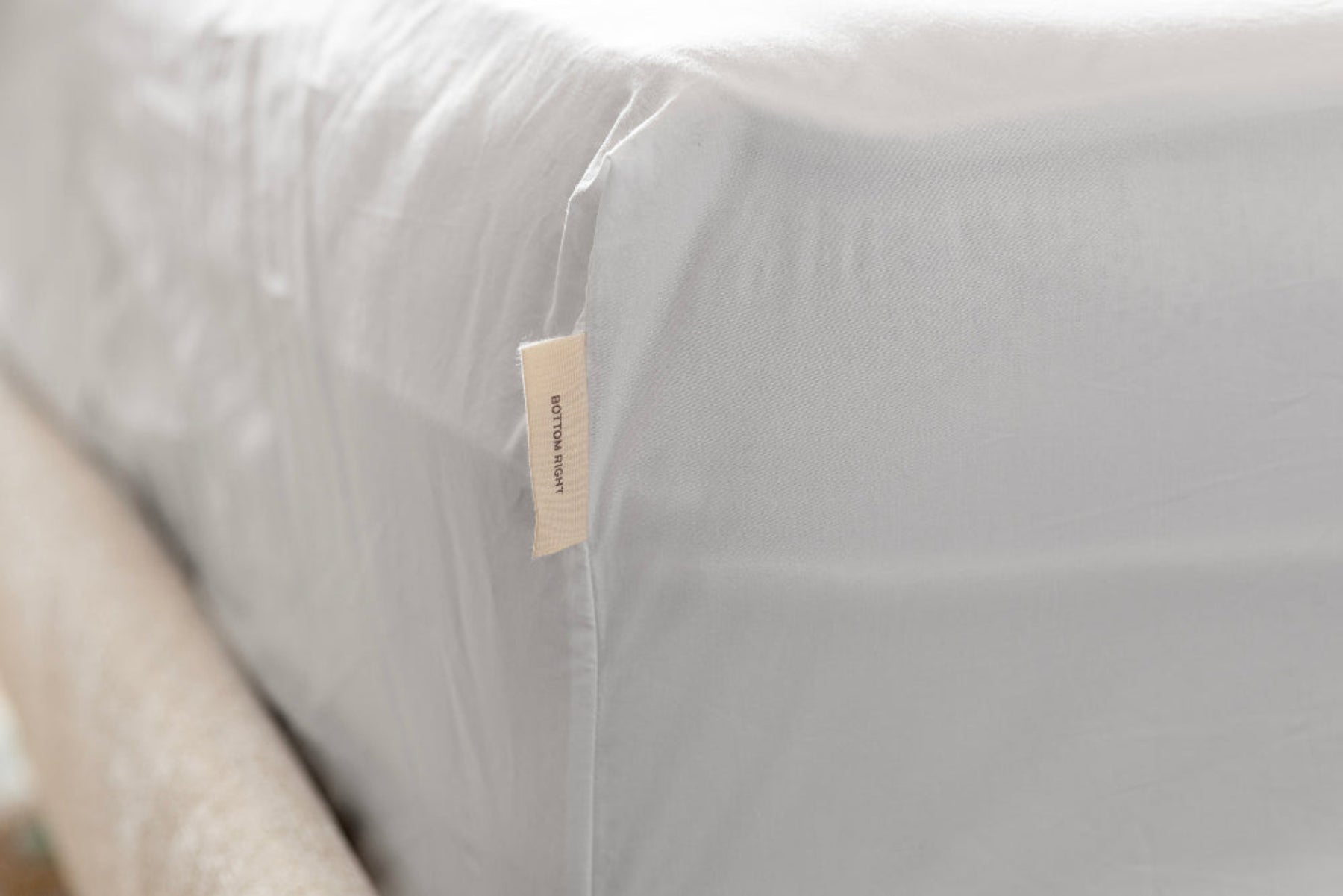 Stumptown Organic Cotton Sateen Fitted Sheet Only