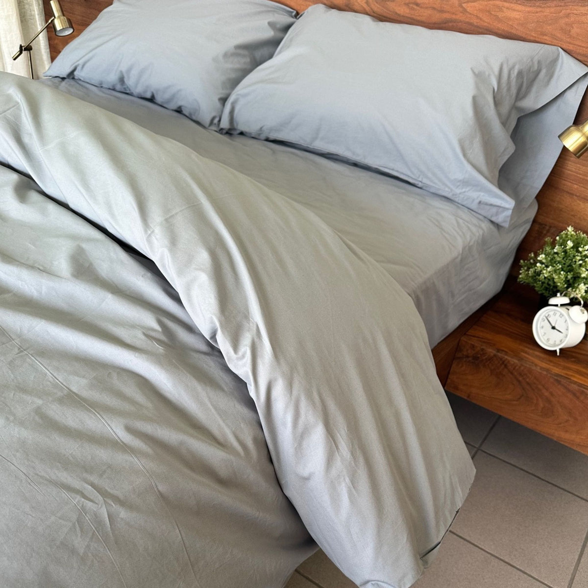 Stumptown Duvet Cover Organic Cotton Percale