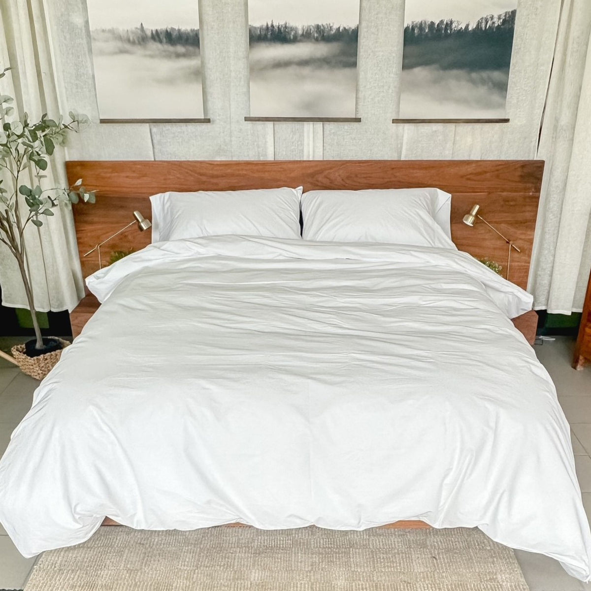 Stumptown Duvet Cover Organic Cotton Percale