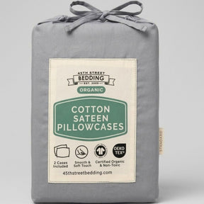 Stumptown Organic Cotton Sateen Pillowcase Set
