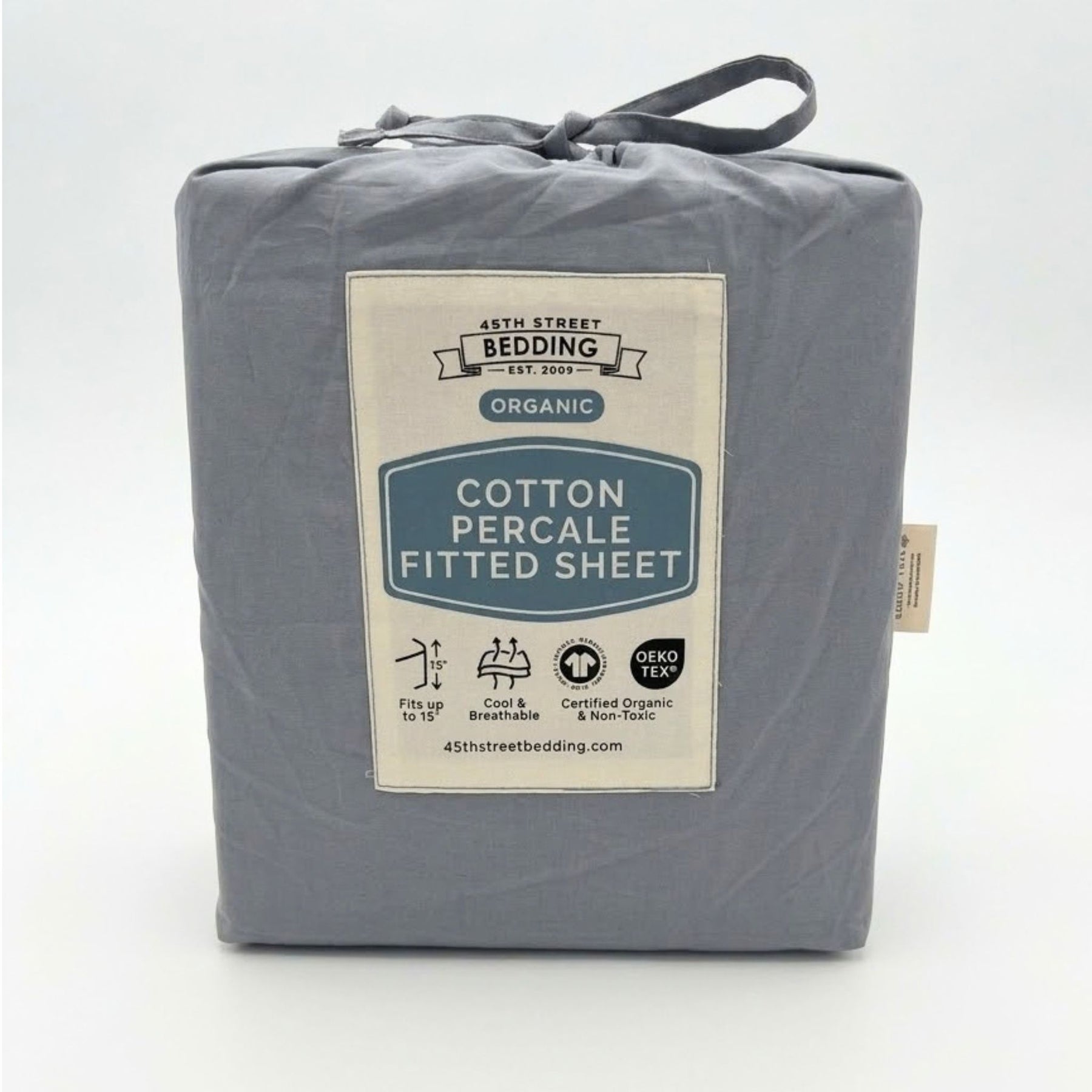 Stumptown Organic Cotton Percale Fitted Sheet Only
