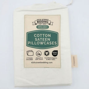Stumptown Organic Cotton Sateen Pillowcase Set